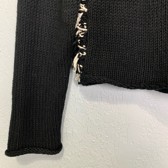 Plenty by Tracy Reese tan/black loop knit sweater - Picture 6 of 7